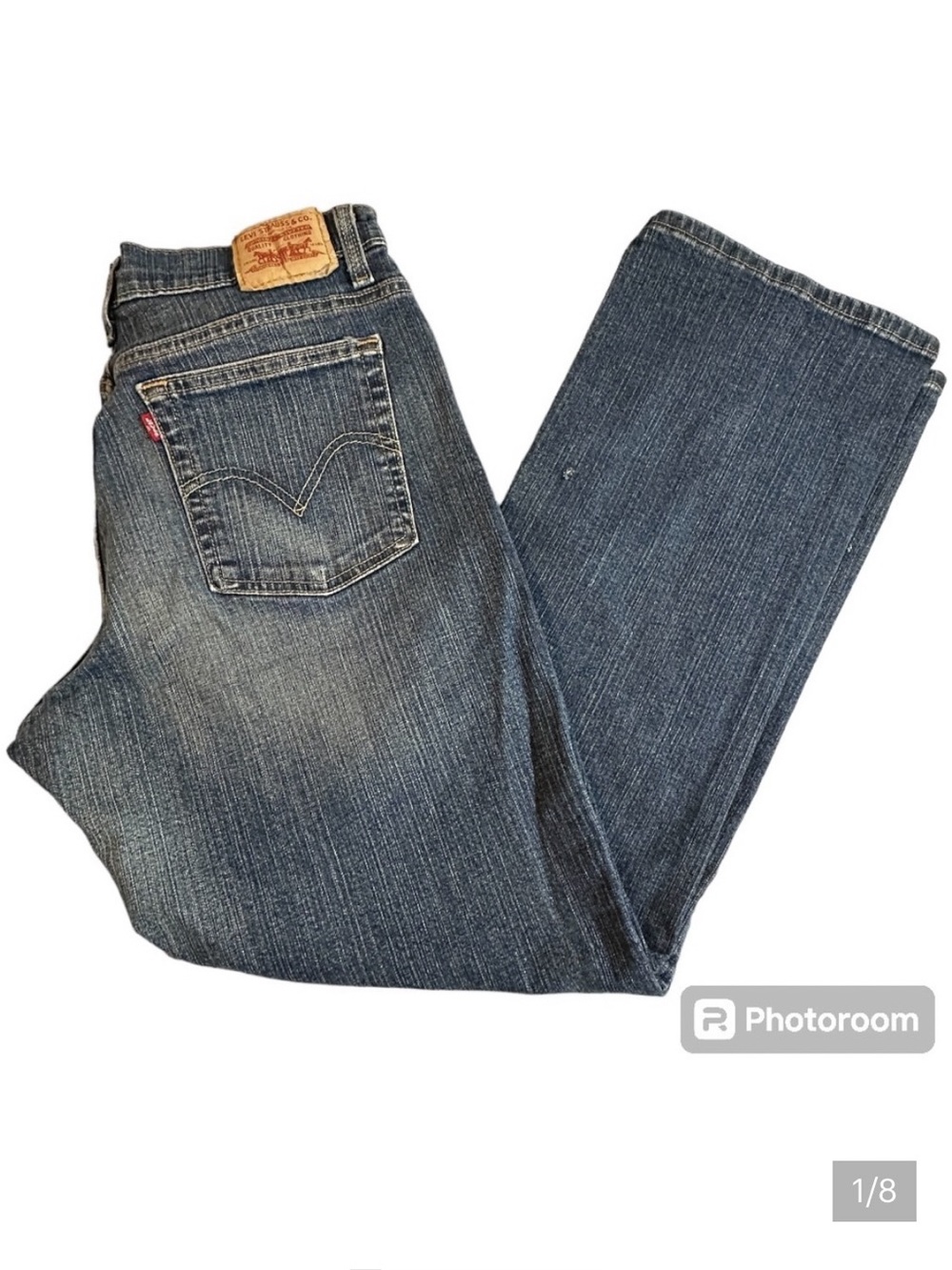 Women’s Levi’s 550 dark wash bootcut denim jeans Women’s sz 16 M | jj
